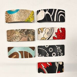 Hair Barrettes. Set of 7.